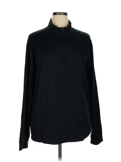 Pre-owned Assorted Brands Fleece Jacket In Black