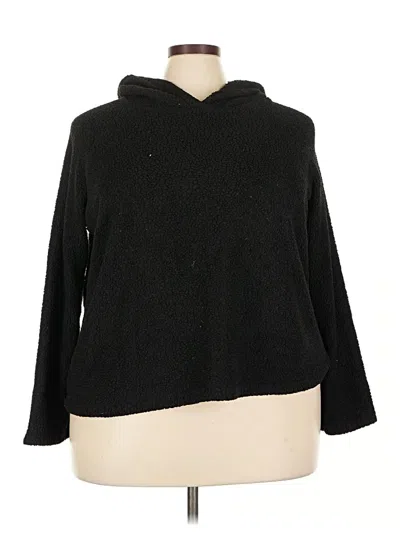 Pre-owned Assorted Brands Fleece Jacket In Black