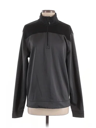 Pre-owned Assorted Brands Fleece Jacket In Black