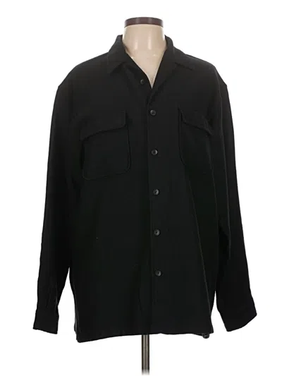 Pre-owned Assorted Brands Fleece Jacket In Black