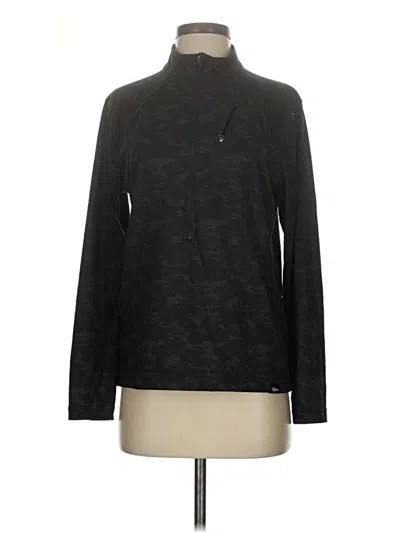 Pre-owned Assorted Brands Fleece Jacket In Black