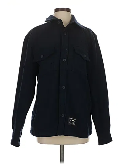 Pre-owned Assorted Brands Fleece Jacket In Black