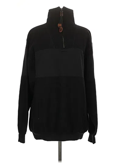 Pre-owned Assorted Brands Fleece Jacket In Black