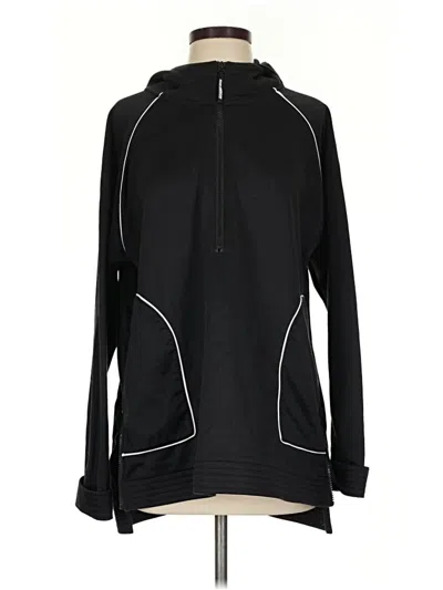 Pre-owned Assorted Brands Fleece Jacket In Black