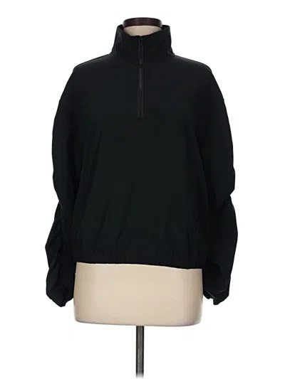 Pre-owned Assorted Brands Fleece Jacket In Black