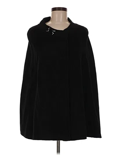 Pre-owned Assorted Brands Fleece Jacket In Black