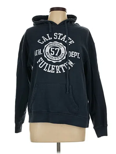 Pre-owned Assorted Brands Fleece Jacket In Blue