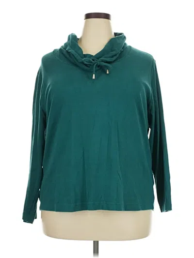 Pre-owned Assorted Brands Fleece Jacket In Blue