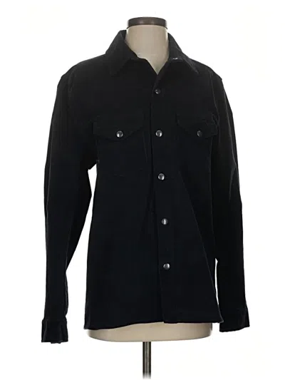 Pre-owned Assorted Brands Fleece Jacket In Blue