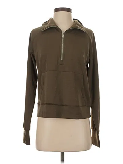Pre-owned Assorted Brands Fleece Jacket In Brown