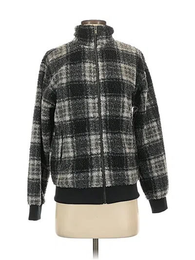 Pre-owned Assorted Brands Fleece Jacket In Gray