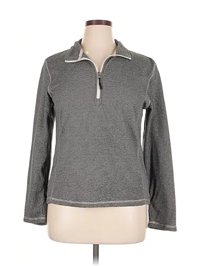 Pre-owned Assorted Brands Fleece Jacket In Gray