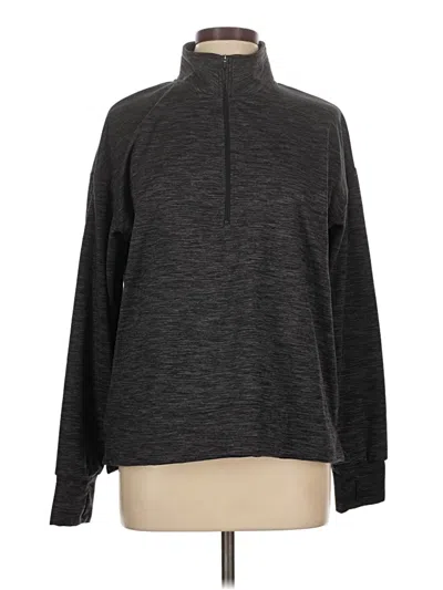 Pre-owned Assorted Brands Fleece Jacket In Gray