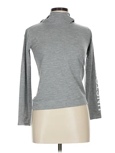 Pre-owned Assorted Brands Fleece Jacket In Gray