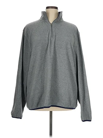 Pre-owned Assorted Brands Fleece Jacket In Gray