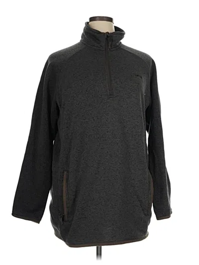 Pre-owned Assorted Brands Fleece Jacket In Gray