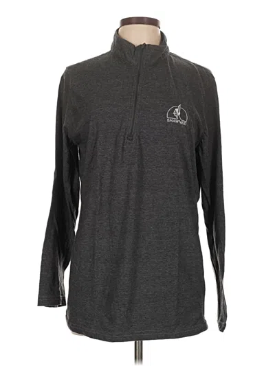 Pre-owned Assorted Brands Fleece Jacket In Gray