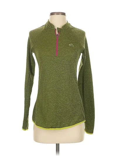 Pre-owned Assorted Brands Fleece Jacket In Green