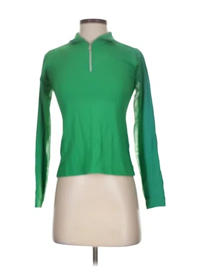 Pre-owned Assorted Brands Fleece Jacket In Green