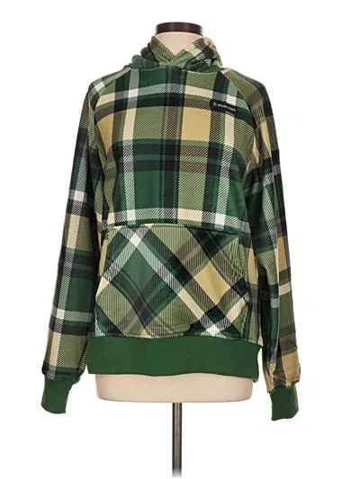 Pre-owned Assorted Brands Fleece Jacket In Green