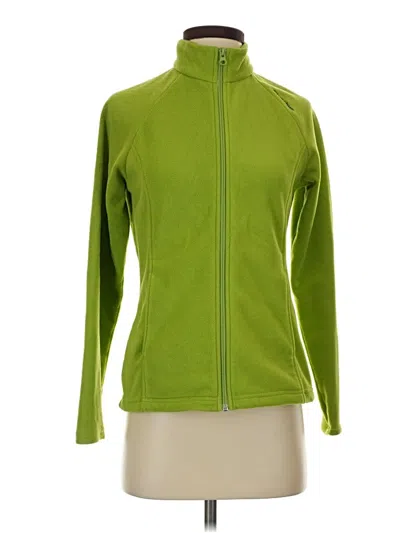Pre-owned Assorted Brands Fleece Jacket In Green