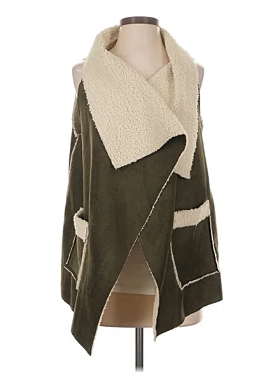 Pre-owned Assorted Brands Fleece Jacket In Green