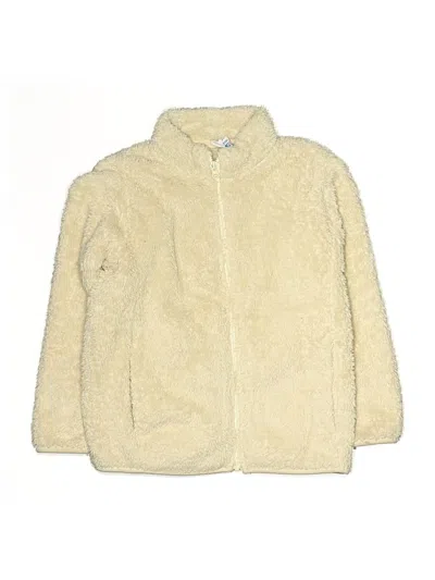 Pre-owned Assorted Brands Kids' Fleece Jacket In Ivory