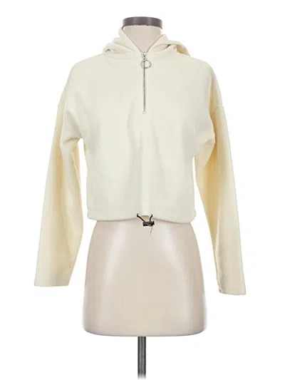 Pre-owned Assorted Brands Fleece Jacket In Ivory