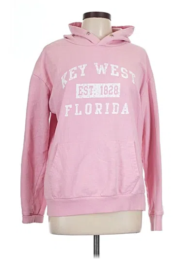 Pre-owned Assorted Brands Fleece Jacket In Pink