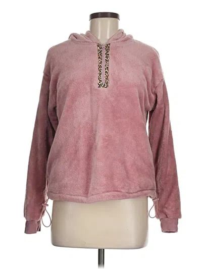 Pre-owned Assorted Brands Fleece Jacket In Pink