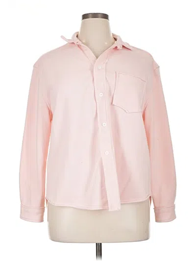 Pre-owned Assorted Brands Fleece Jacket In Pink