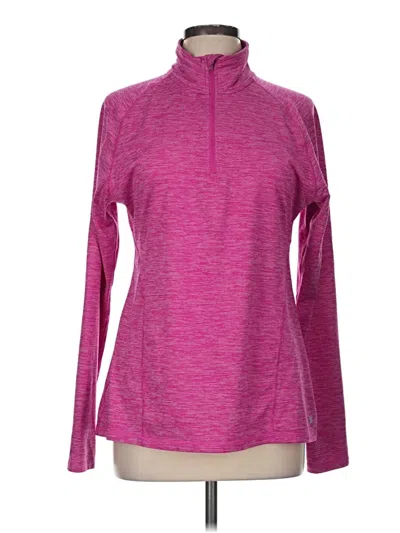 Pre-owned Assorted Brands Fleece Jacket In Pink