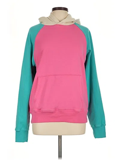 Pre-owned Assorted Brands Fleece Jacket In Pink