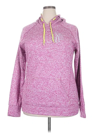 Pre-owned Assorted Brands Fleece Jacket In Pink