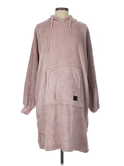 Pre-owned Assorted Brands Fleece Jacket In Pink