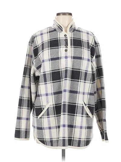 Pre-owned Assorted Brands Fleece Jacket In Purple