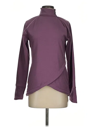 Pre-owned Assorted Brands Fleece Jacket In Purple