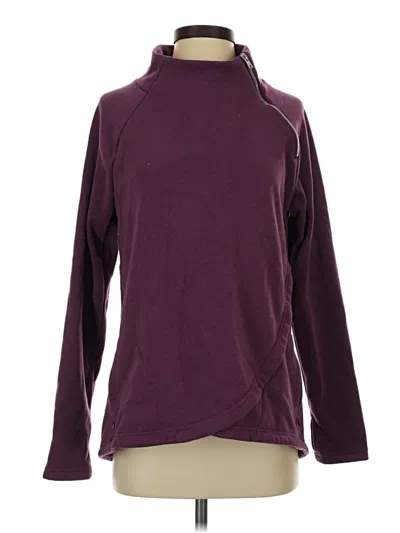 Pre-owned Assorted Brands Fleece Jacket In Purple