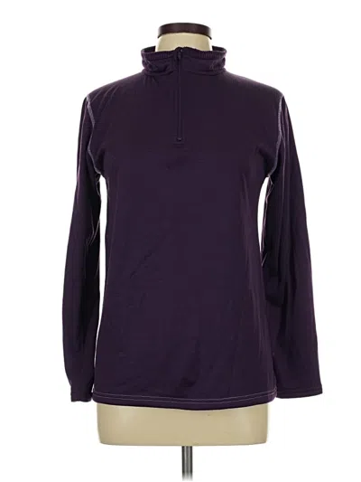 Pre-owned Assorted Brands Fleece Jacket In Purple