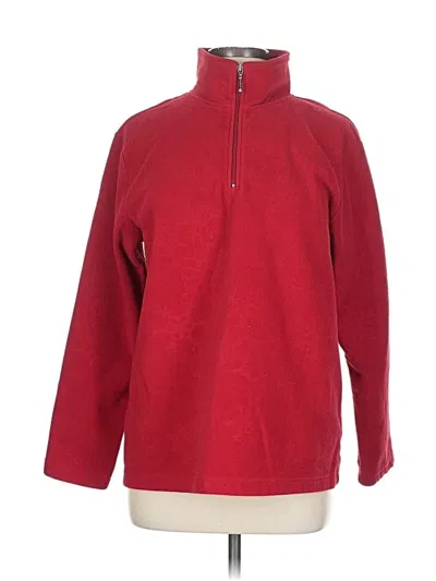 Pre-owned Assorted Brands Fleece Jacket In Red