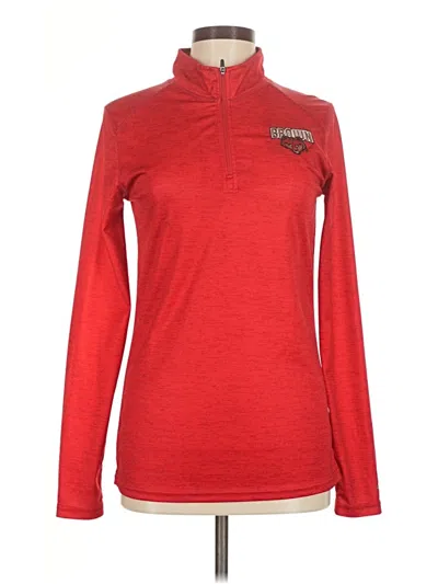 Pre-owned Assorted Brands Fleece Jacket In Red