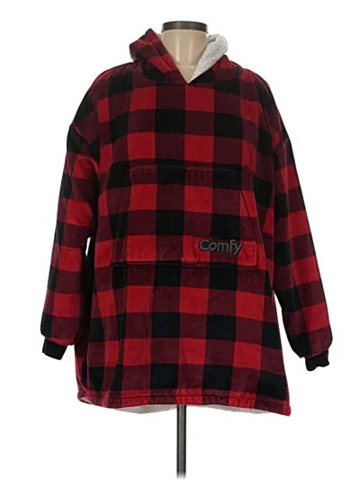 Pre-owned Assorted Brands Fleece Jacket In Red