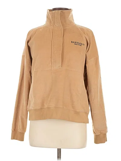 Pre-owned Assorted Brands Fleece Jacket In Tan
