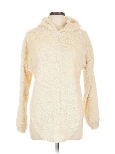 Pre-owned Assorted Brands Fleece Jacket In White