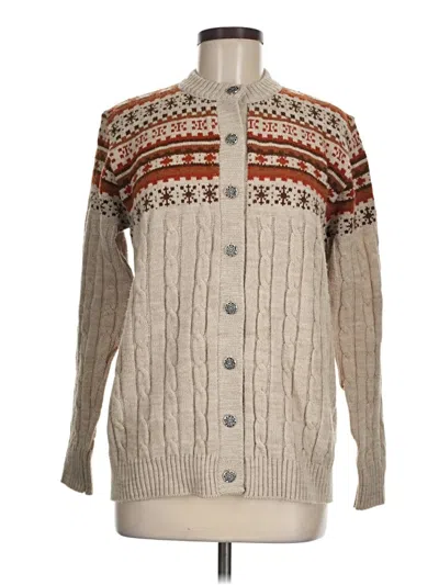 Pre-owned Assorted Brands Fleece Jacket In White