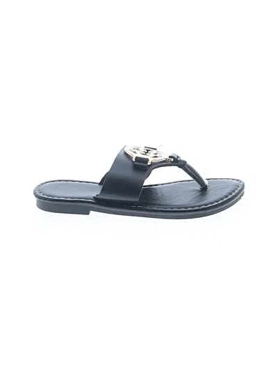 Pre-owned Assorted Brands Kids' Flip Flops In Black