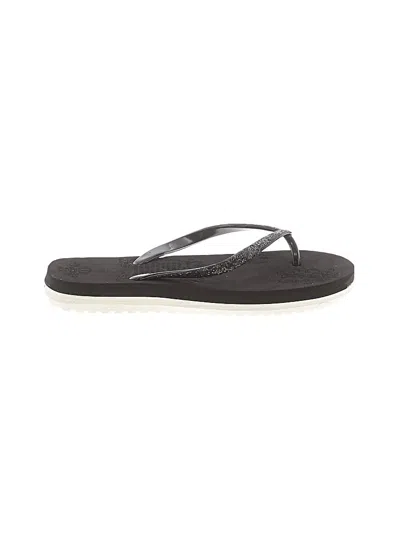 Pre-owned Assorted Brands Flip Flops In Black