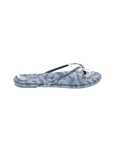 Pre-owned Assorted Brands Flip Flops In Blue