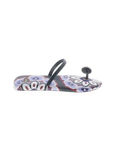 Pre-owned Assorted Brands Flip Flops In Gray