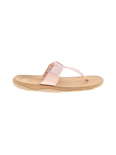Pre-owned Assorted Brands Flip Flops In Pink